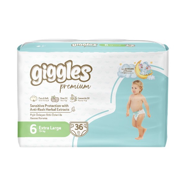 Giggles Premium Baby Diaper Belt XL 36 15+Kg