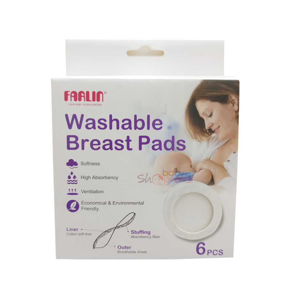 Farlin Washable Brest Pad 6 Pcs(BF-632)
