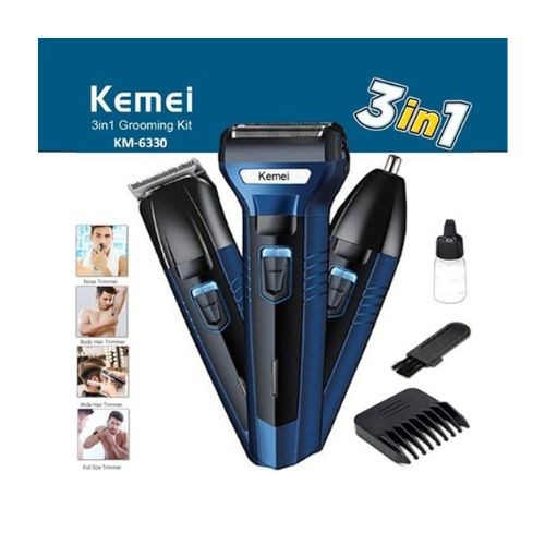 Kemei 3 in 1 Hair Trimmer Professional (KM-6330)