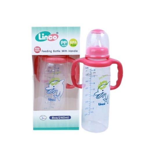 Linco PP Standard Feeding bottle 8oz + handle 240ml (L-22145)