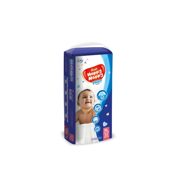 Fresh Happy Nappy Pant Diaper 12-17 kg XL 32 pcs