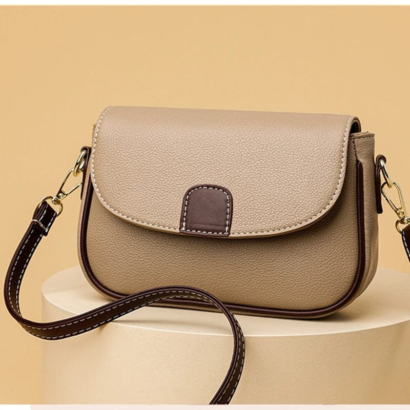 PU Leather Handbags Women Fashion Crossbody Bags(Off-White) Code : 134