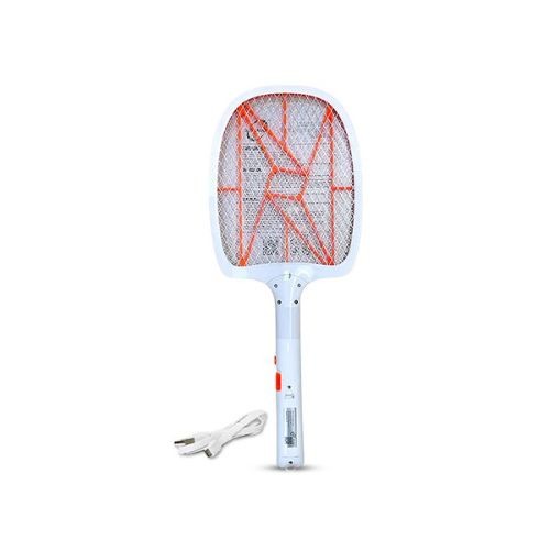 Sunmoon SM-3821 Rechargeable Mosquito Killing Bat With LED Lamp Mosquito Killing Racket,