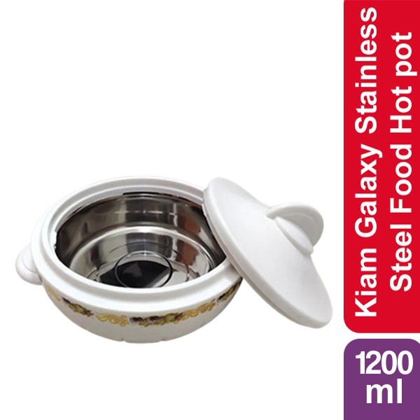Kiam Galaxy Stainless Steel Food Hot pot - 1200 ml