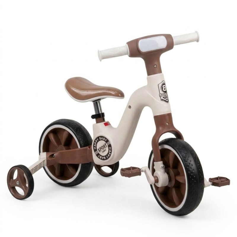 Kids Balance TriCycle with Training Wheel | Baby Tricycle (1–5 Years) Coffee