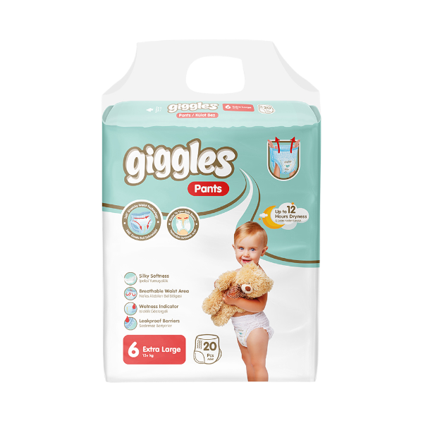 Giggles Baby Pants XL 15+ Kg 20 Pcs