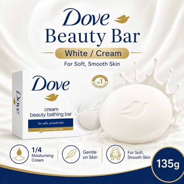 Dove Beauty Bar Soap White 135g