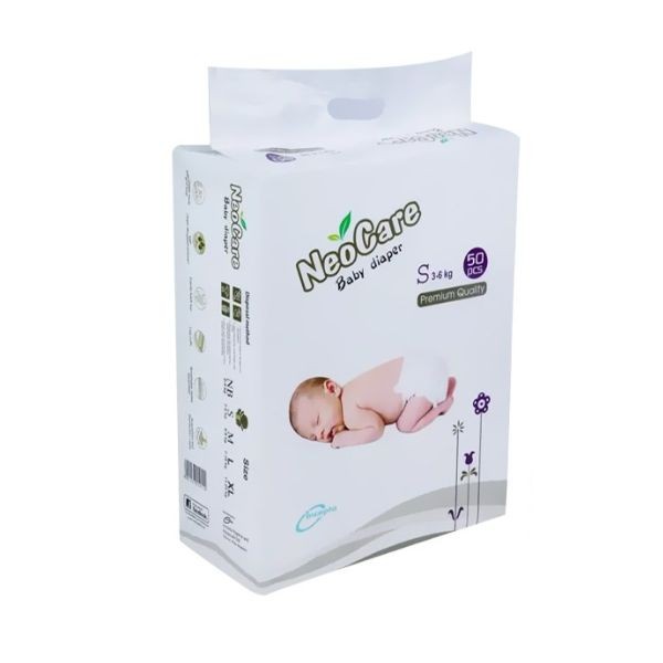 Neocare Premium Baby Diaper 3-6 kg Small 50 Pcs