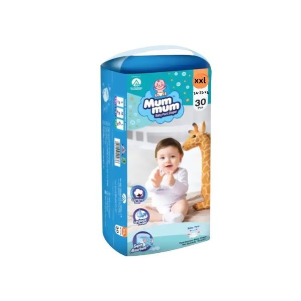 Mum Mum Baby Pants Diaper XXL 14-25 kg 30 Pcs