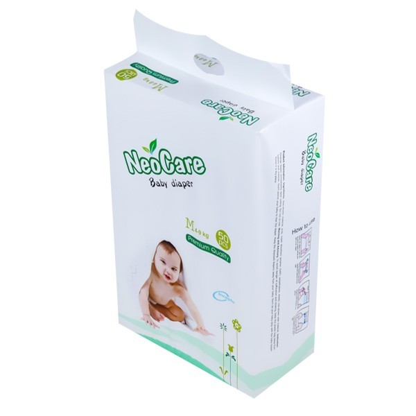 Neocare Premium Baby Diaper 4-9 kg Medium 50 Pcs