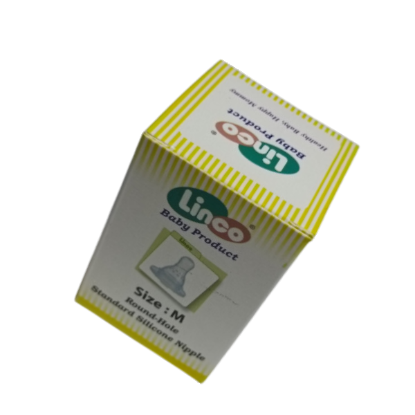 Linco Standard Silicone Nipple M Size Round Hole L-22217