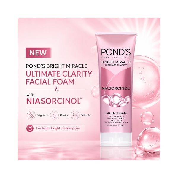 Pond's Bright Miracle Ultimate Clarity Facial Foam 100 gm