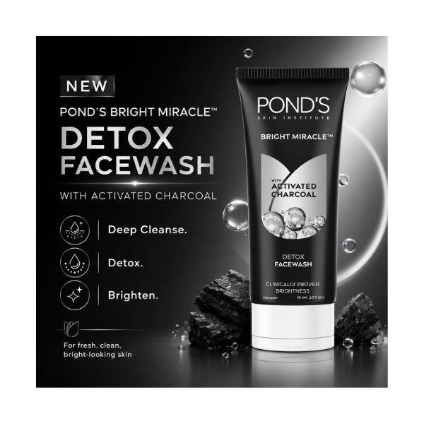 Pond's Face Wash Bright Miracle Detox 100g